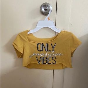 Hotyellow croptop